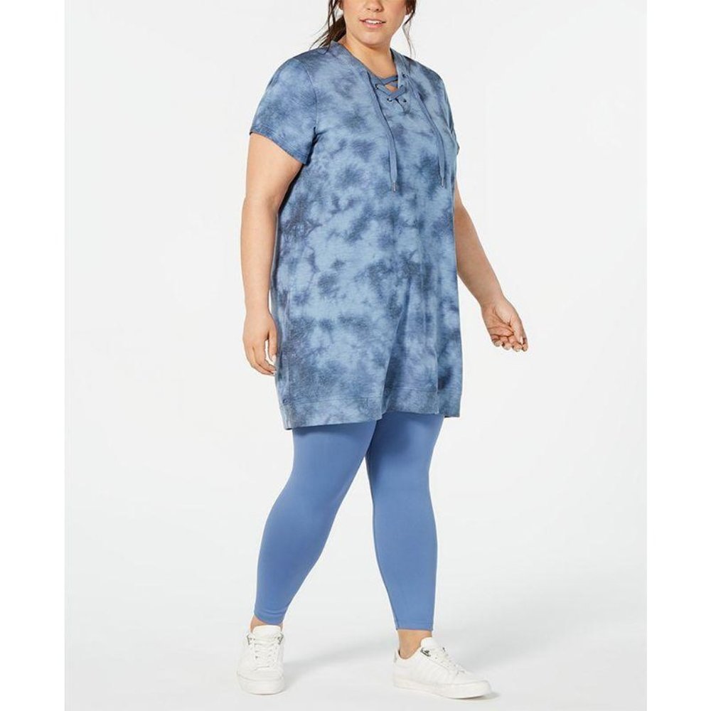 Ideology Fitness Plus Size Tie Dyed Tunic 2X